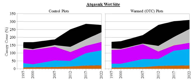 cover at the ITEX Atqasuk wet site